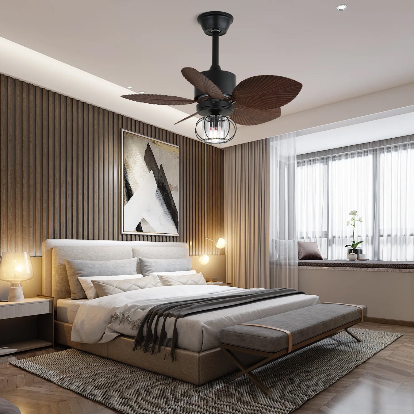 Oliver Gale Ceiling Fan Light by FIFTH & BEAM — product view 3