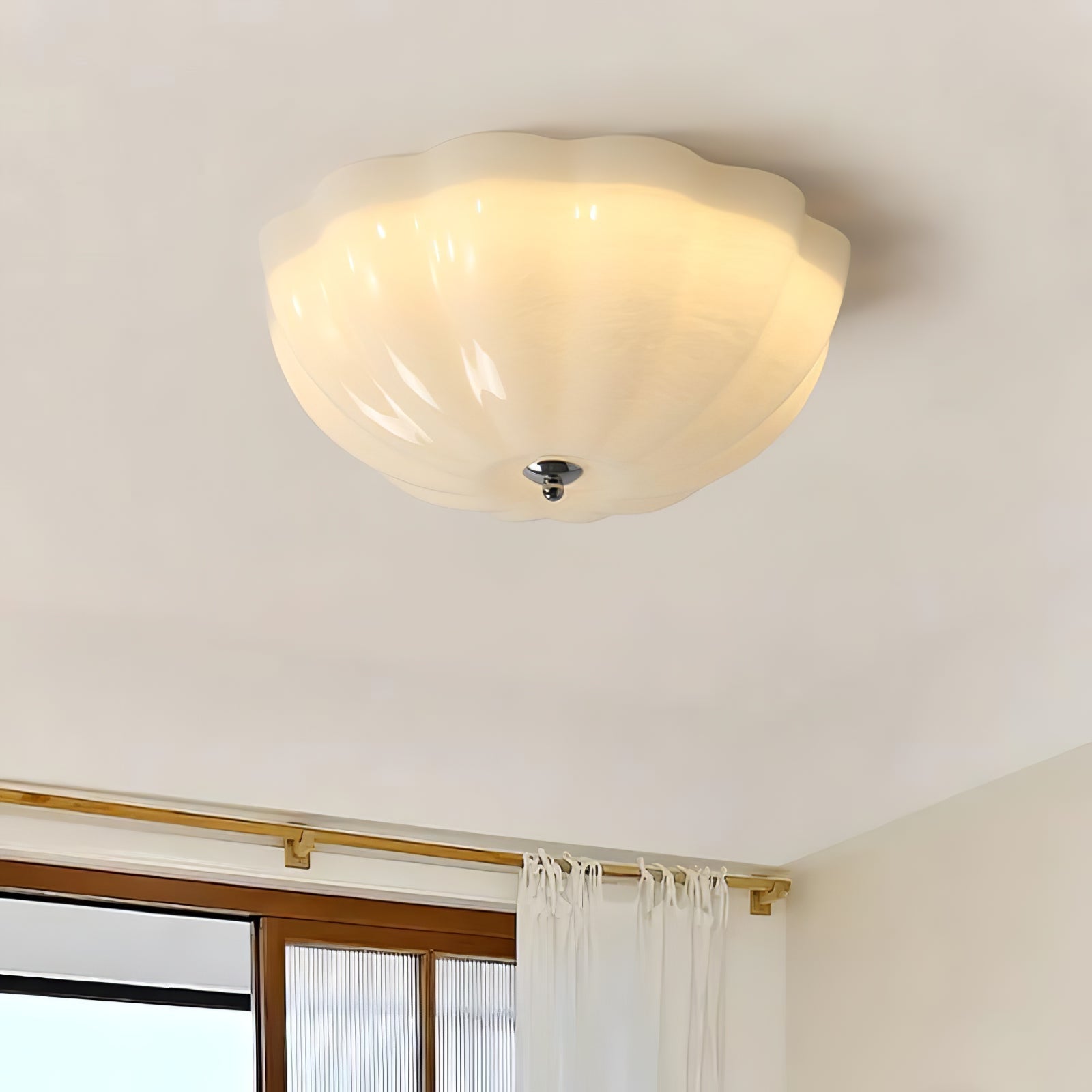 Opal Shell Ceiling Lamp by FIFTH & BEAM — product view 12