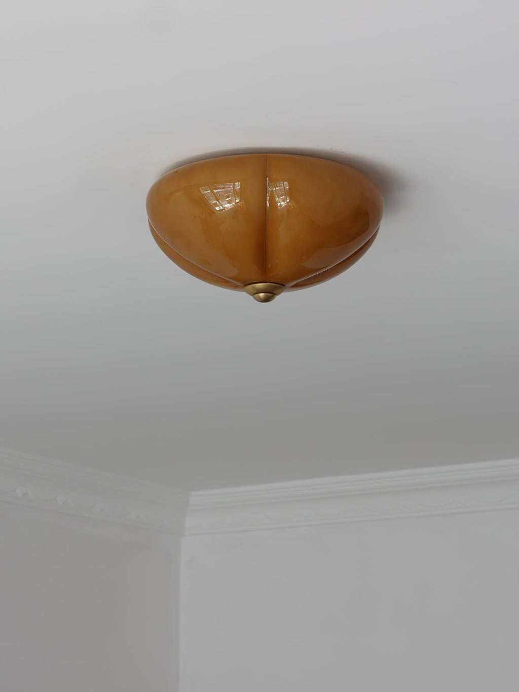 Orange Mushroom Ceiling Lamp 11.8" by FIFTH & BEAM — product view 12