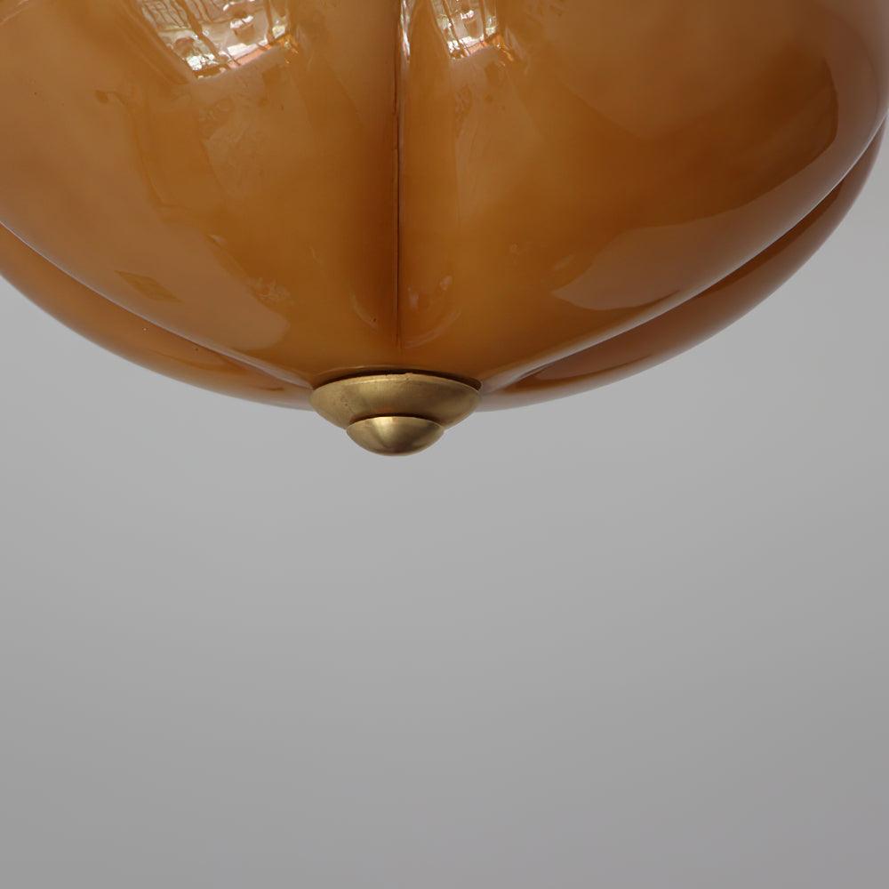 Orange Mushroom Ceiling Lamp 11.8" by FIFTH & BEAM — product view 14