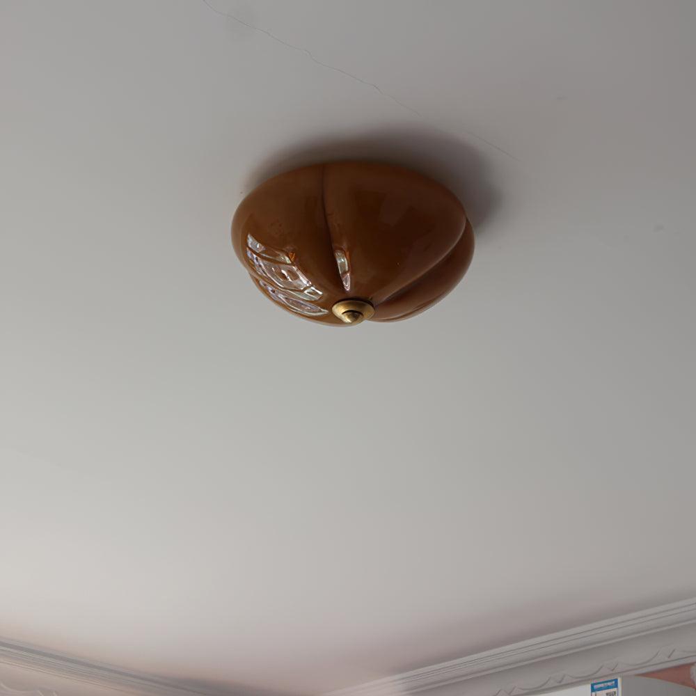 Orange Mushroom Ceiling Lamp 11.8" by FIFTH & BEAM — product view 4