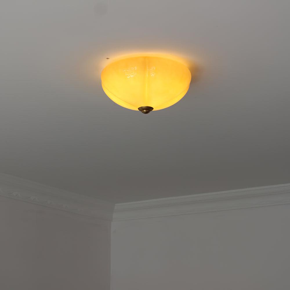 Orange Mushroom Ceiling Lamp 11.8" by FIFTH & BEAM — product view 5