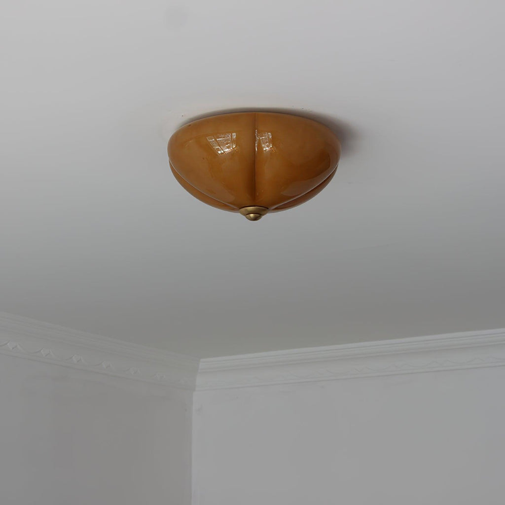 Orange Mushroom Ceiling Lamp 11.8" by FIFTH & BEAM — product view 6