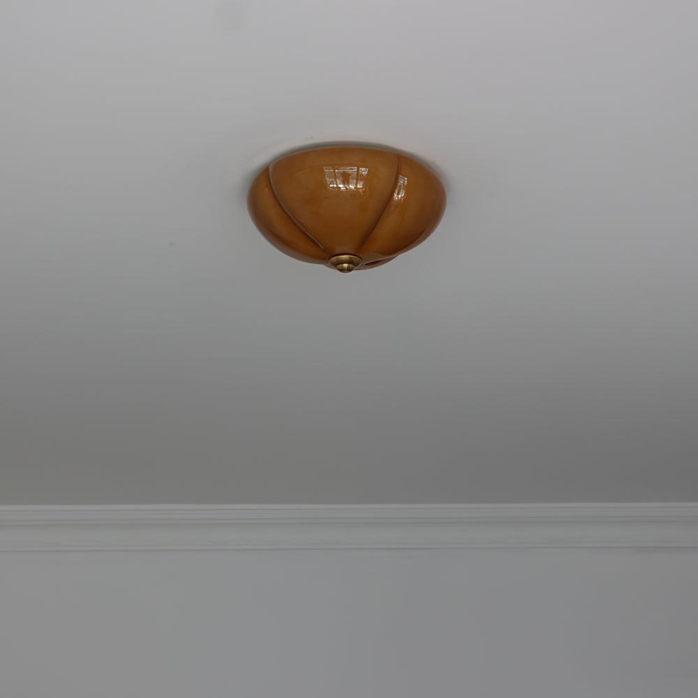 Orange Mushroom Ceiling Lamp 11.8" by FIFTH & BEAM — product view 7