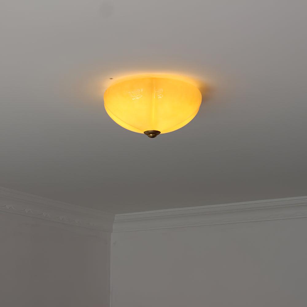 Orange Mushroom Ceiling Lamp 11.8" by FIFTH & BEAM — product view 8