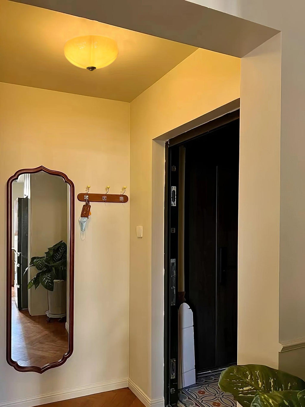 Orange Mushroom Ceiling Lamp 11.8" by FIFTH & BEAM — product view 10