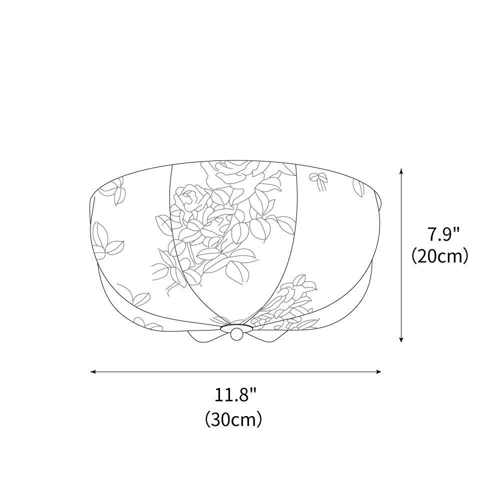 Orchid Fabric Ceiling Lamp by FIFTH & BEAM — product view 3
