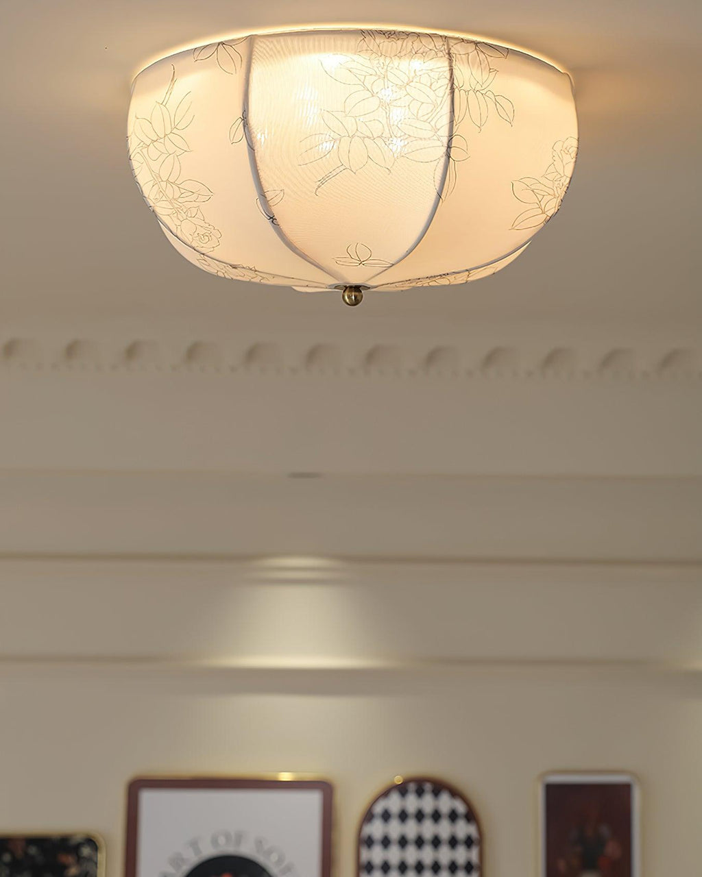 Orchid Fabric Ceiling Lamp by FIFTH & BEAM — product view 11