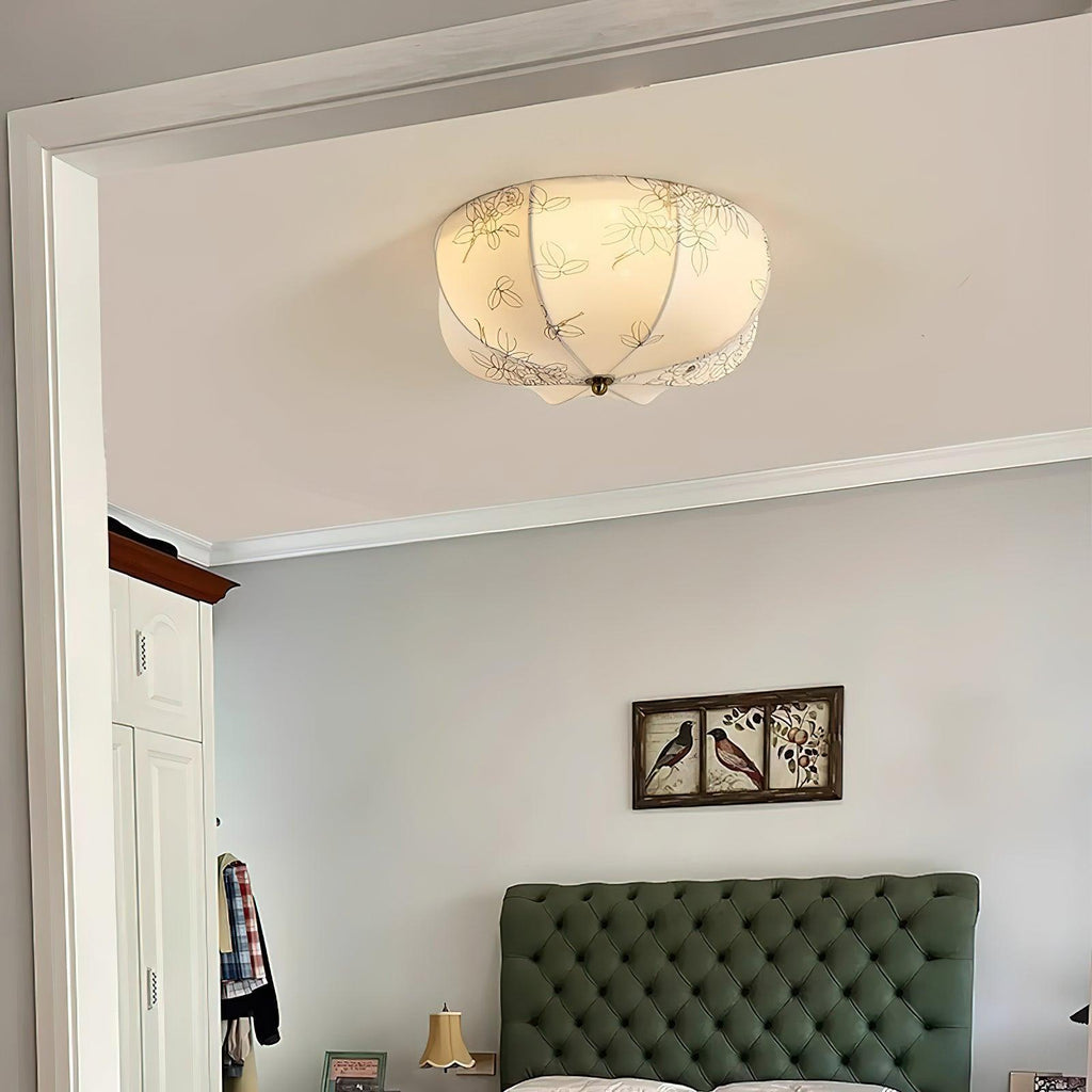 Orchid Fabric Ceiling Lamp by FIFTH & BEAM — product view 2