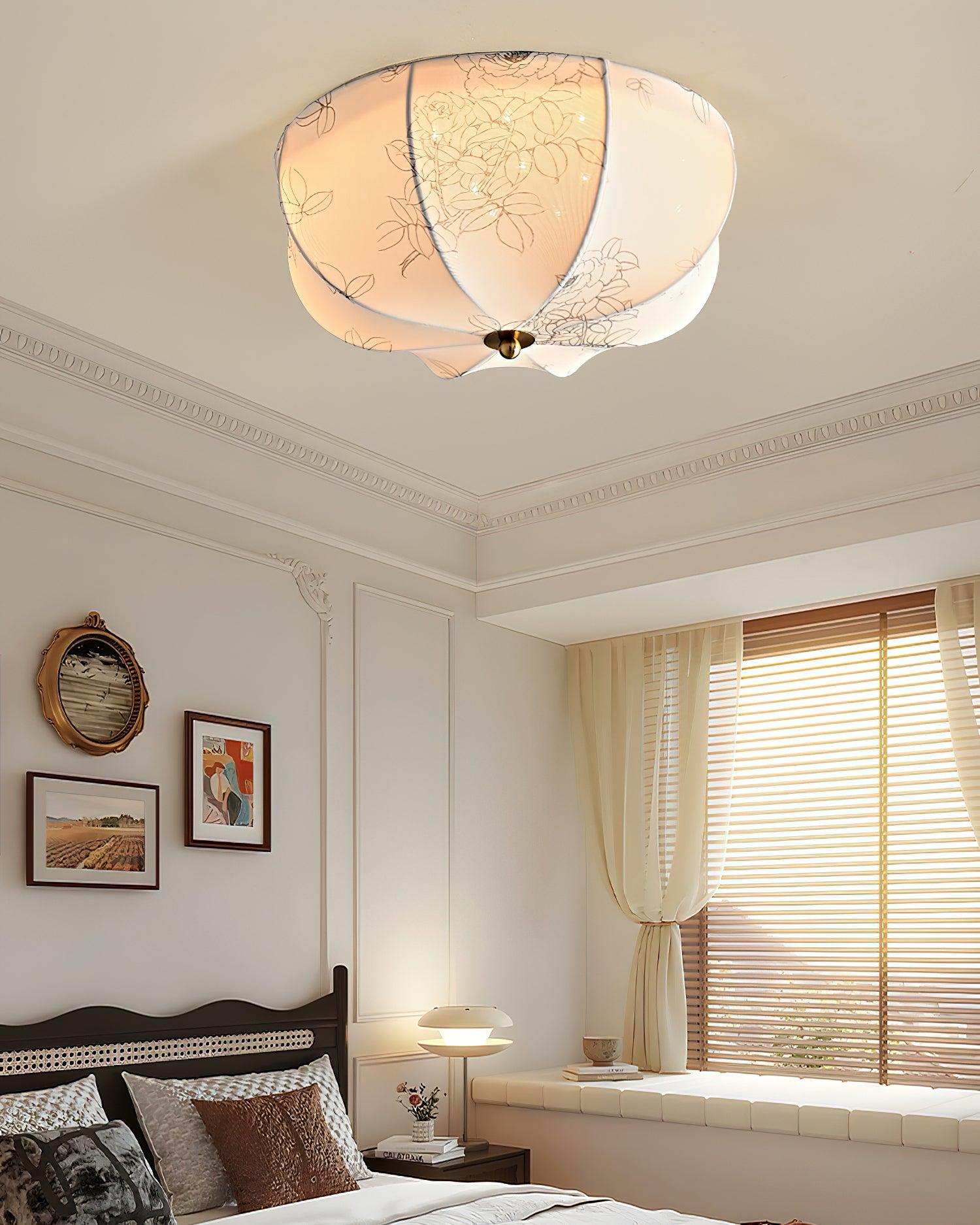 Orchid Fabric Ceiling Lamp by FIFTH & BEAM — product view 6