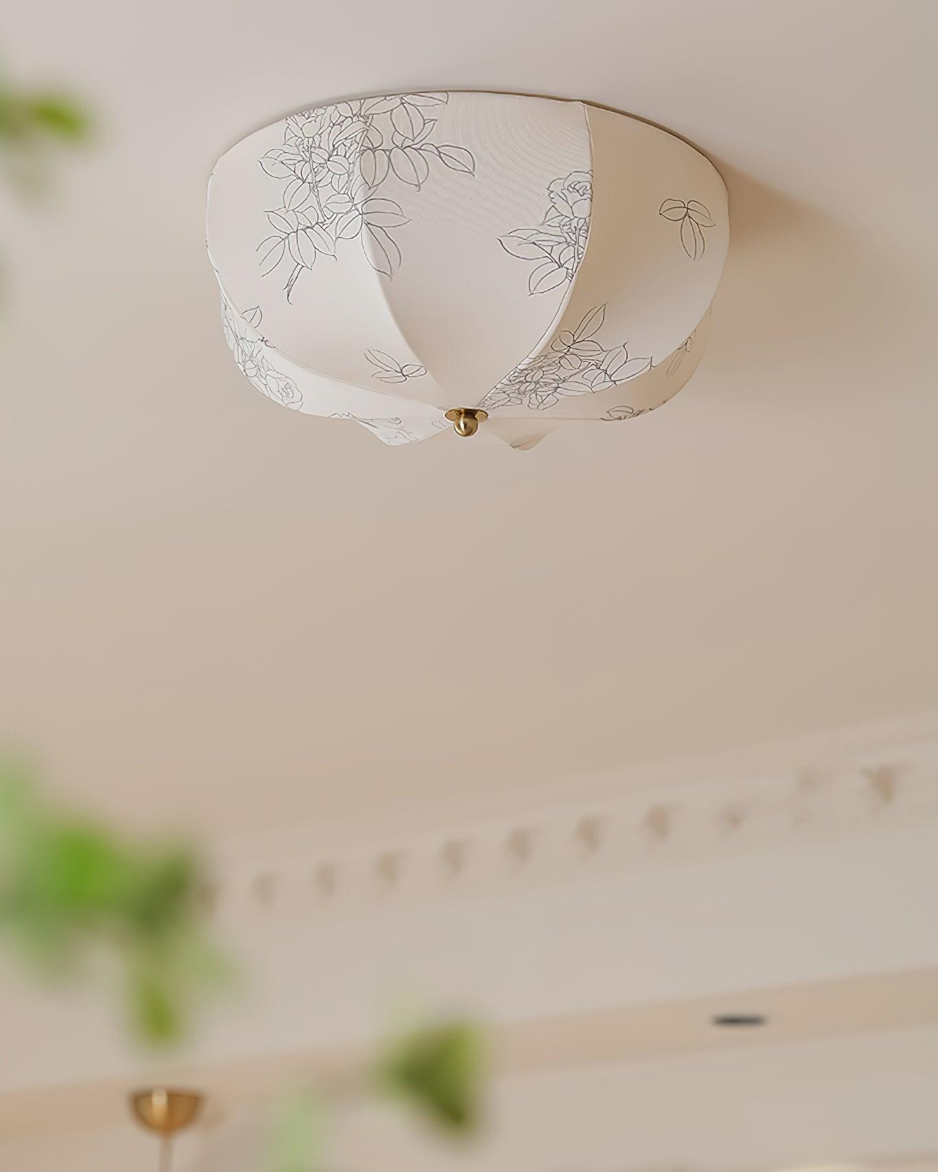 Orchid Fabric Ceiling Lamp by FIFTH & BEAM — product view 8
