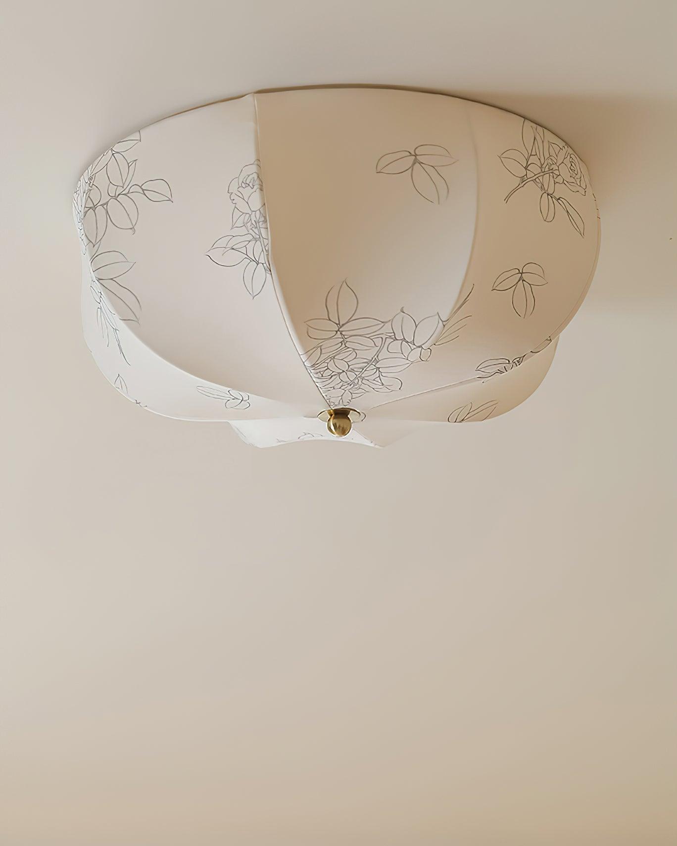 Orchid Fabric Ceiling Lamp by FIFTH & BEAM — product view 9