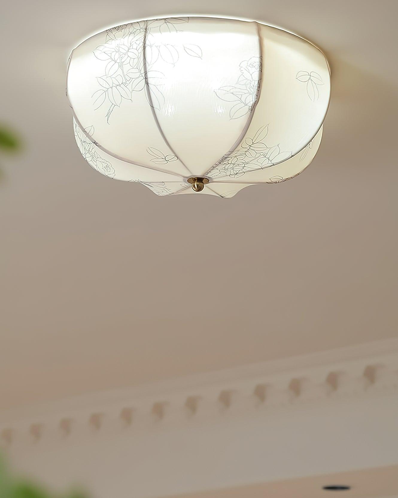 Orchid Fabric Ceiling Lamp by FIFTH & BEAM — product view 10