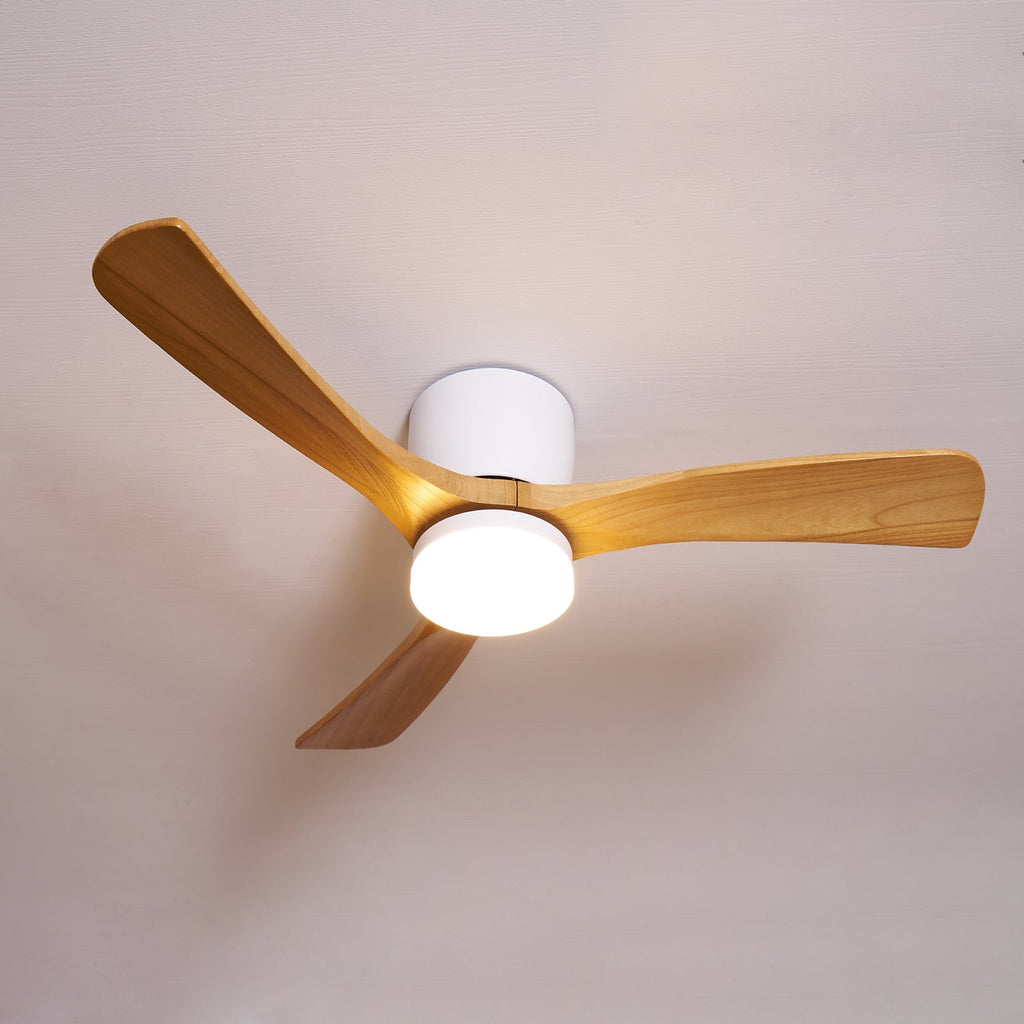Nordic Wooden 42"/48"/52" Ceiling Fan Light by FIFTH & BEAM — product view 26