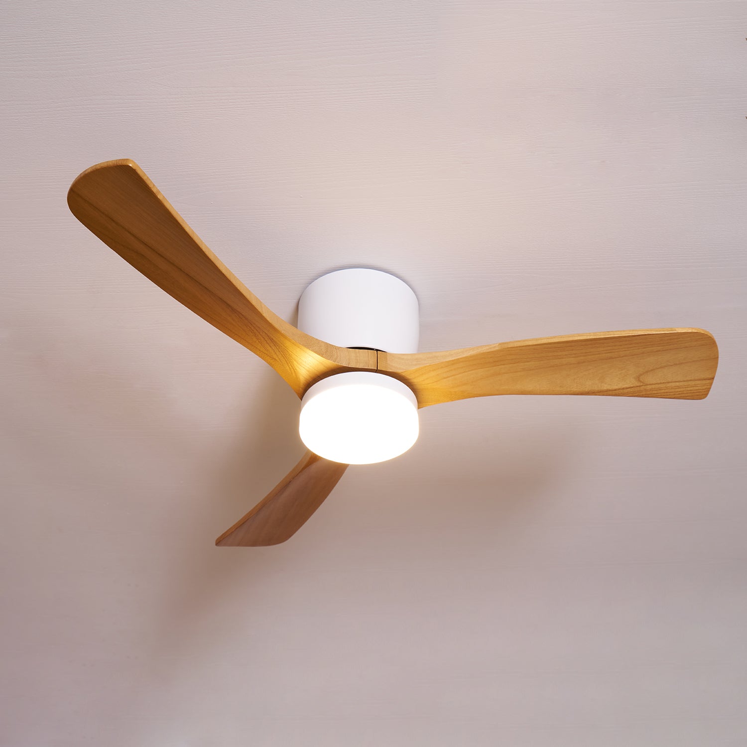 Nordic Wooden 42"/48"/52" Ceiling Fan Light by FIFTH & BEAM — product view 26