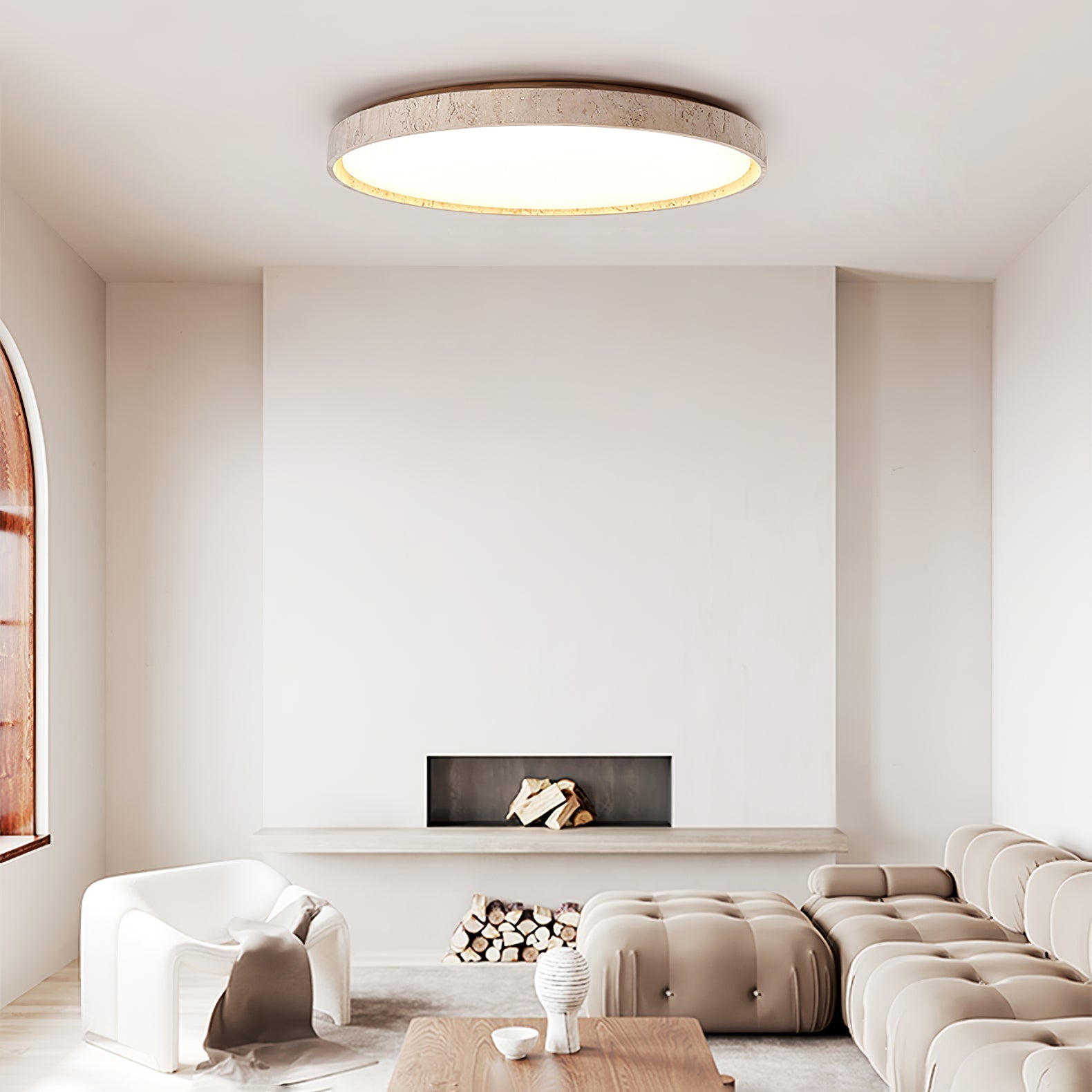 Oro Circle Ceiling Light by FIFTH & BEAM — product view 10