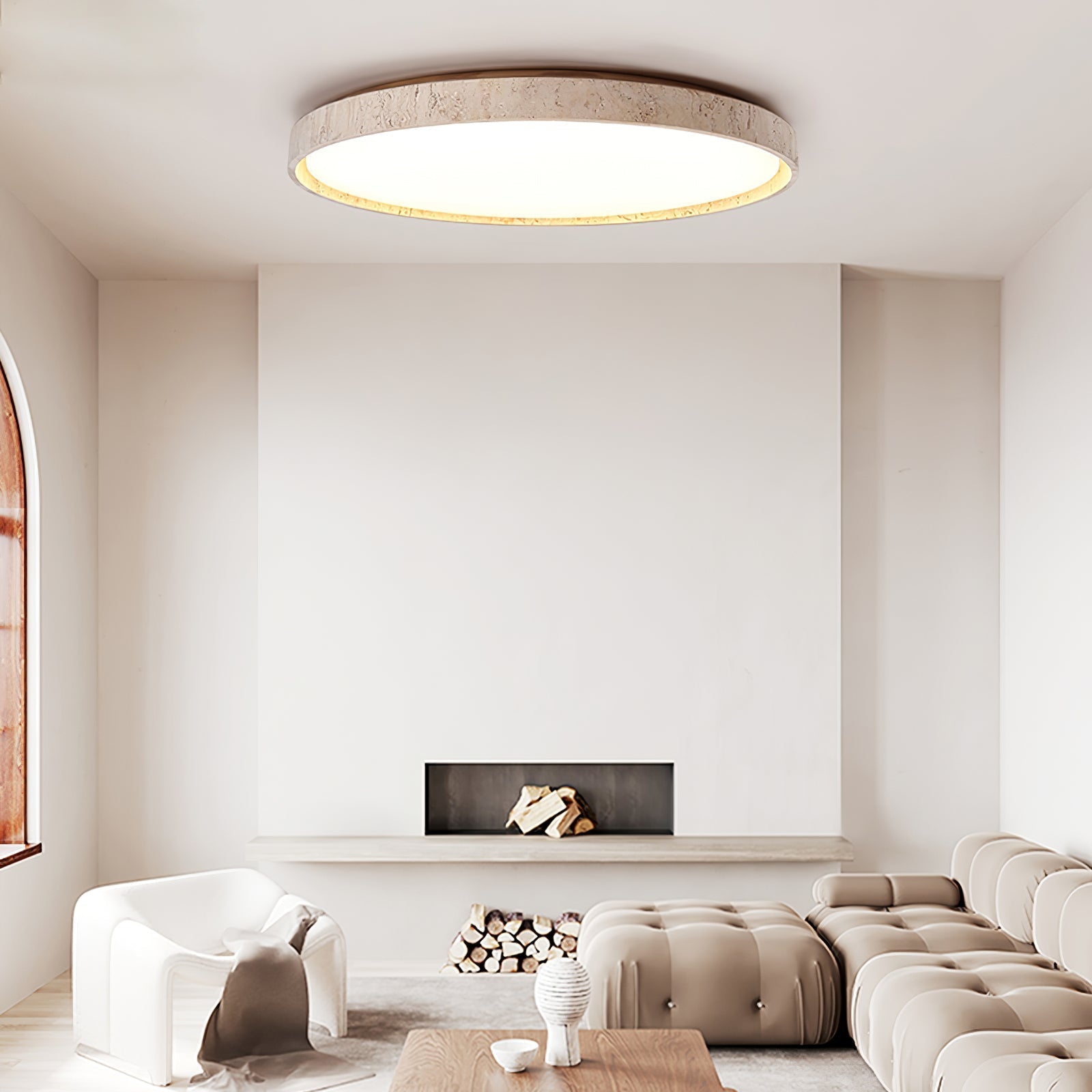 Oro Circle Ceiling Light by FIFTH & BEAM — product view 15