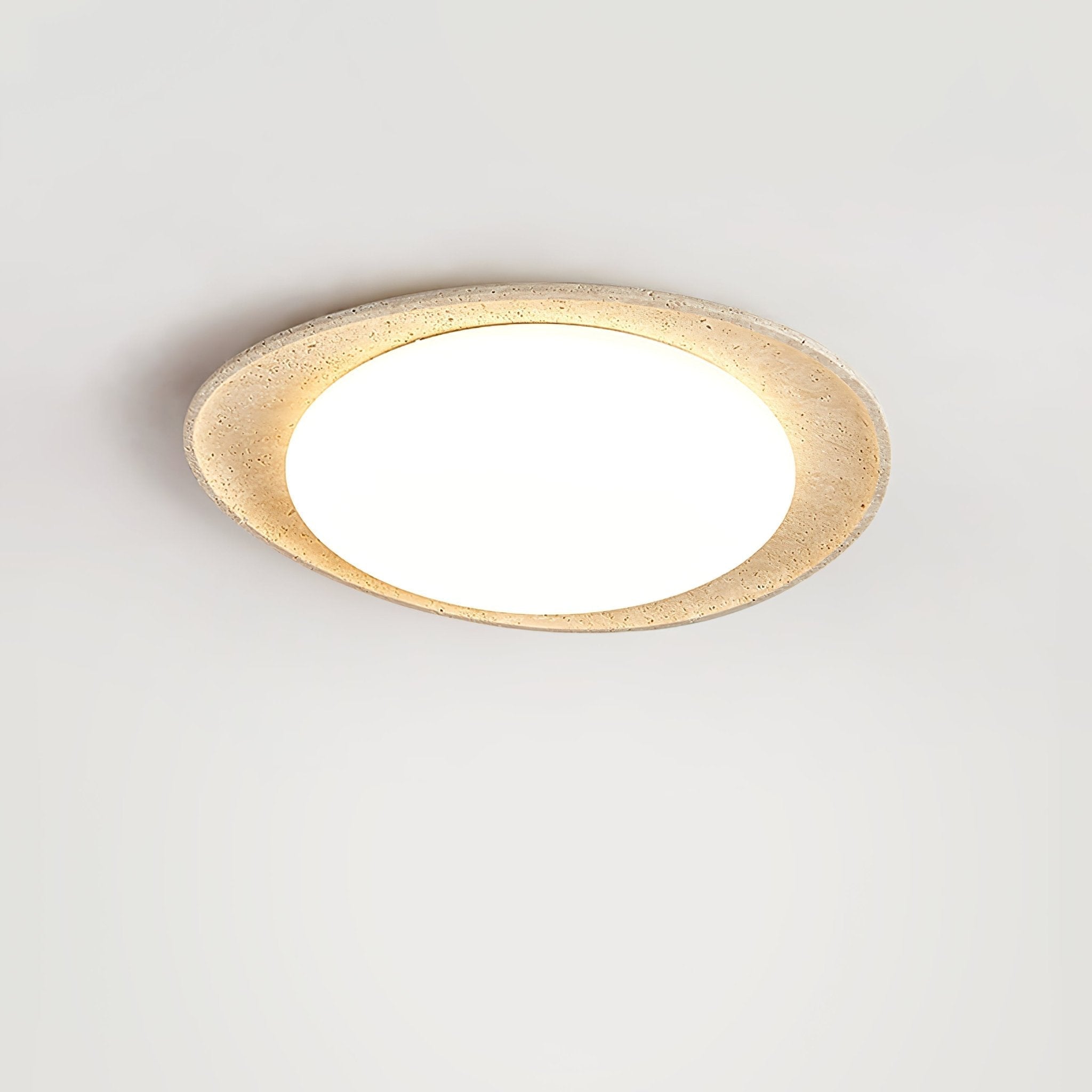 Orolume Travertine Ceiling Light by FIFTH & BEAM — product view 4