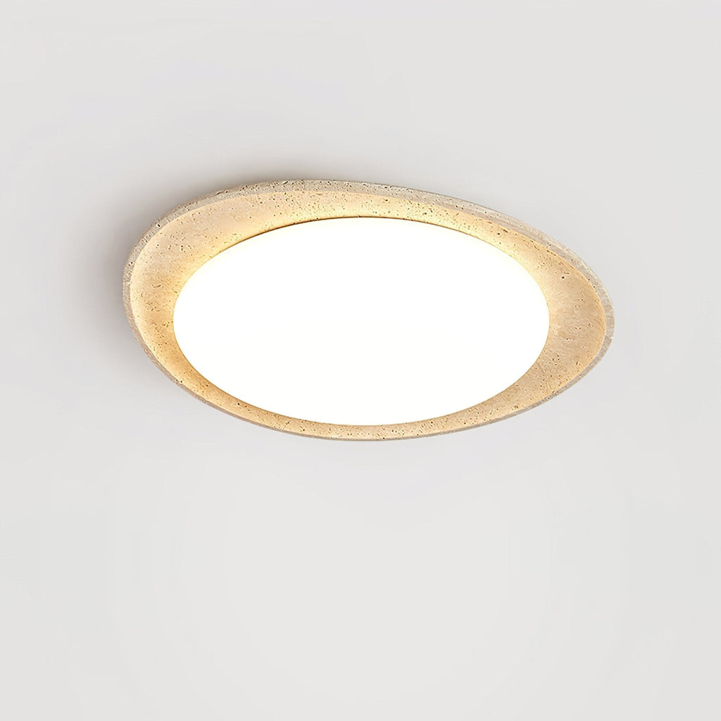 Orolume Travertine Ceiling Light by FIFTH & BEAM — product view 5