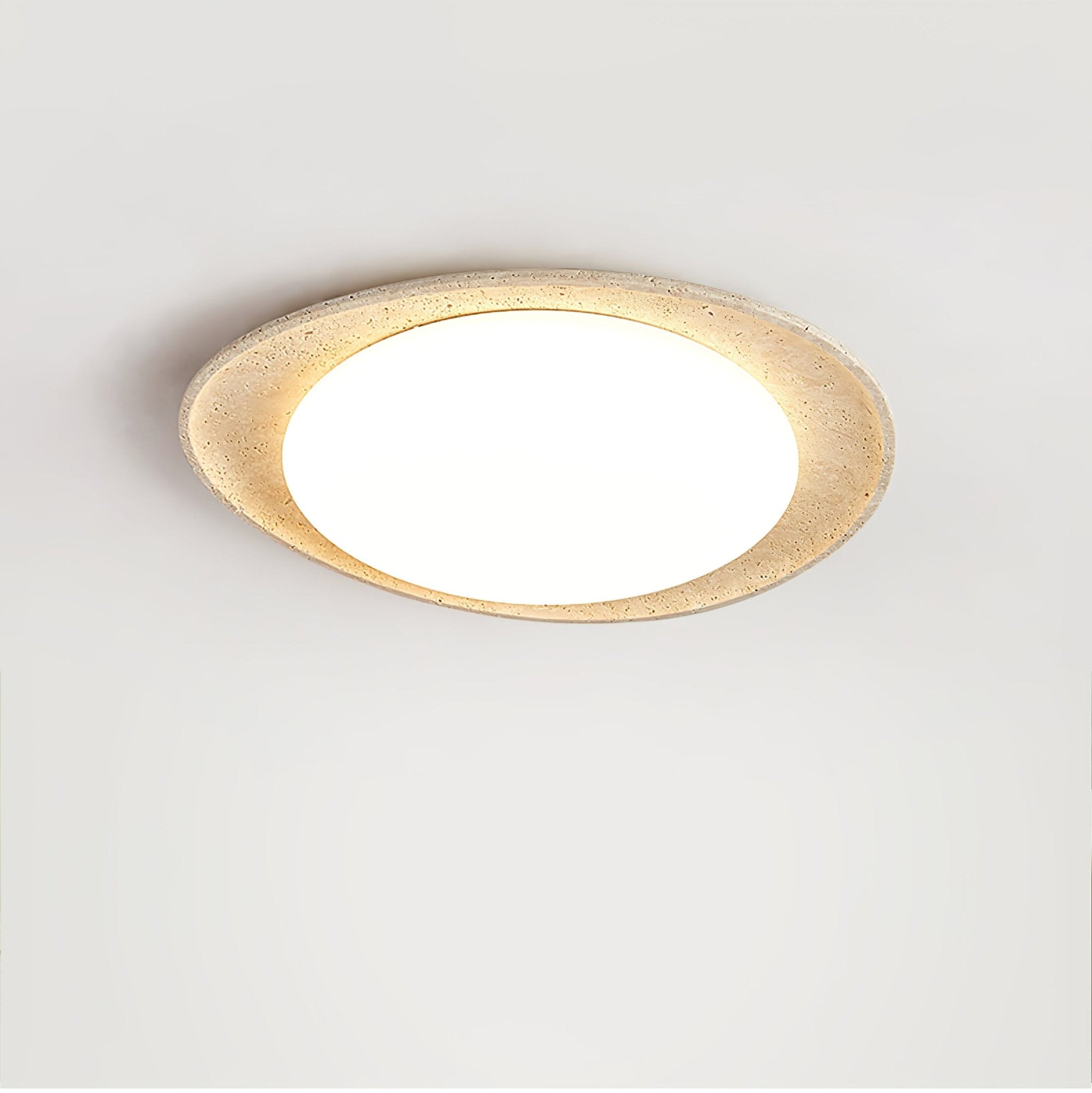 Orolume Travertine Ceiling Light by FIFTH & BEAM — product view 6