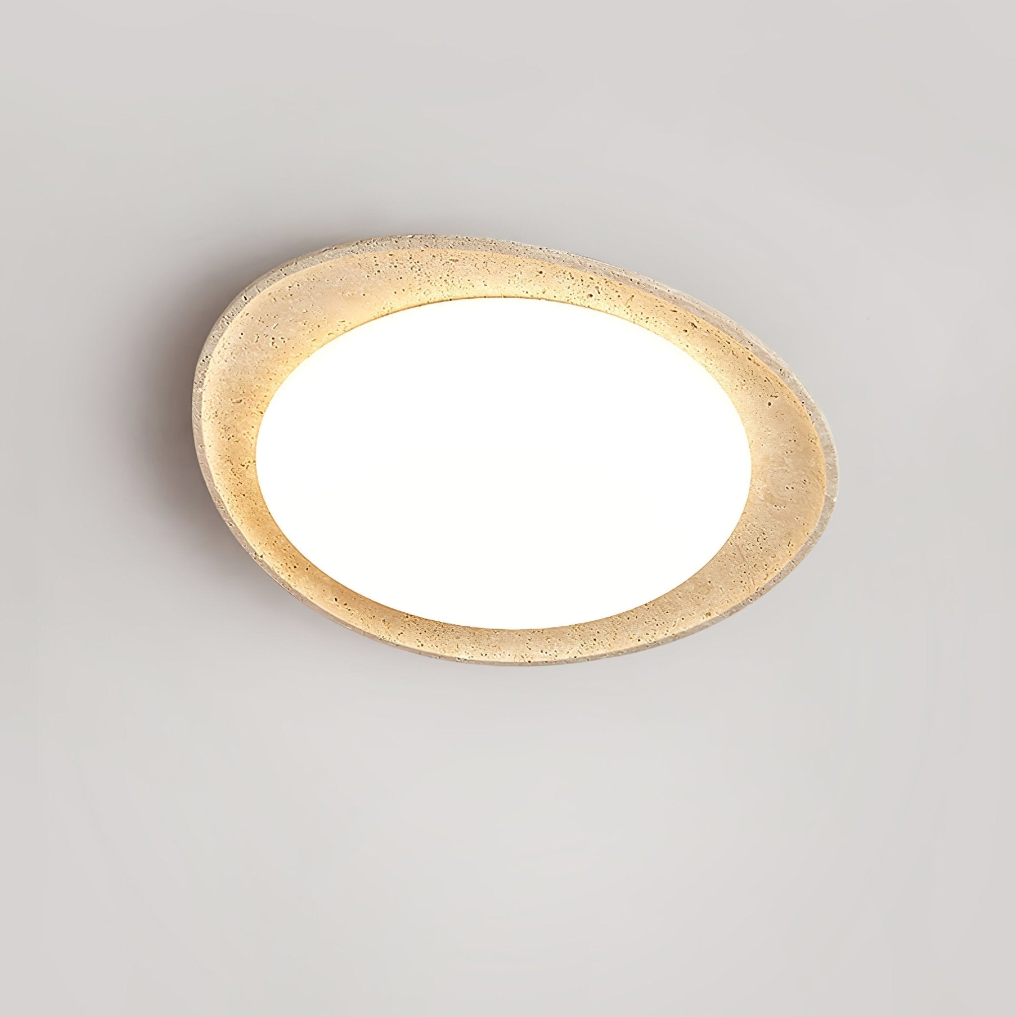 Orolume Travertine Ceiling Light by FIFTH & BEAM — product view 7