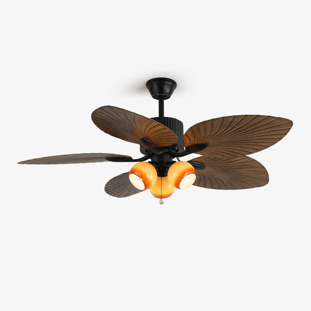 Palm Whisper Tropical Ceiling Fan Light by FIFTH & BEAM — product view 1