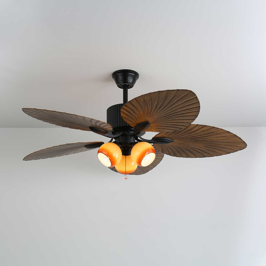 Palm Whisper Tropical Ceiling Fan Light by FIFTH & BEAM — product view 9
