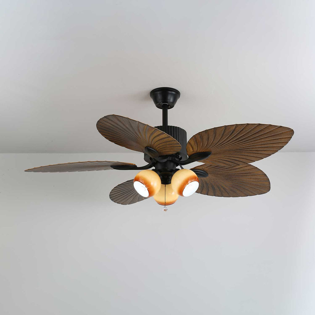 Palm Whisper Tropical Ceiling Fan Light by FIFTH & BEAM — product view 10