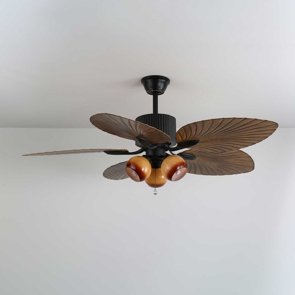 Palm Whisper Tropical Ceiling Fan Light by FIFTH & BEAM — product view 12