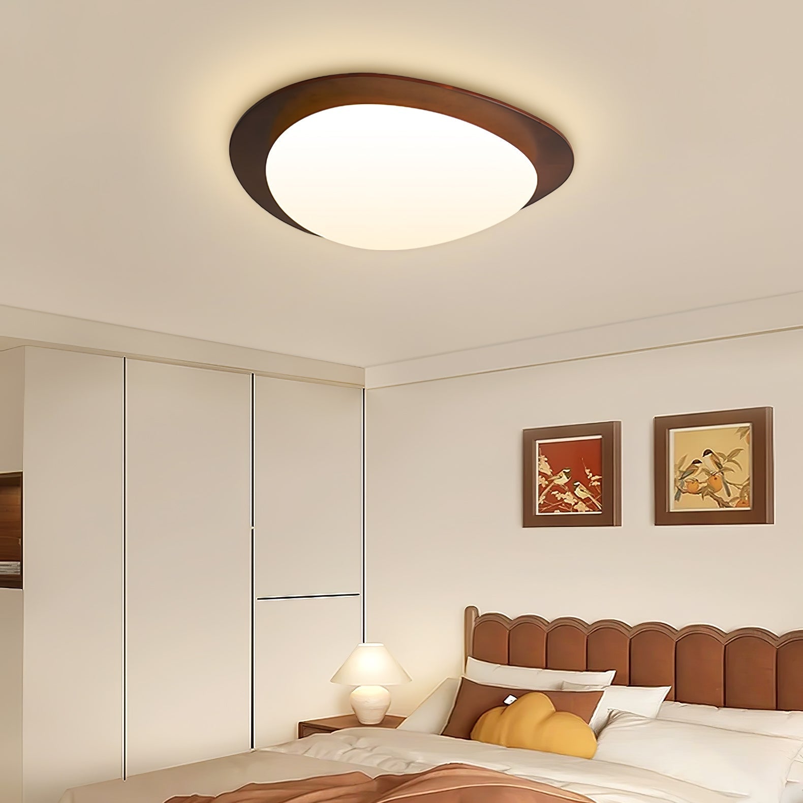 Pebble Wooden Ceiling Light by FIFTH & BEAM — product view 23