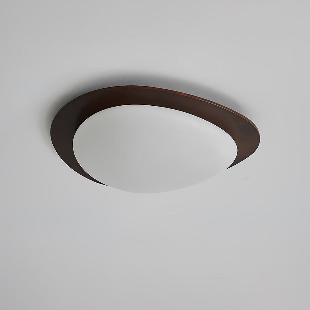 Pebble Walnut Ceiling Light by FIFTH & BEAM — product view 15