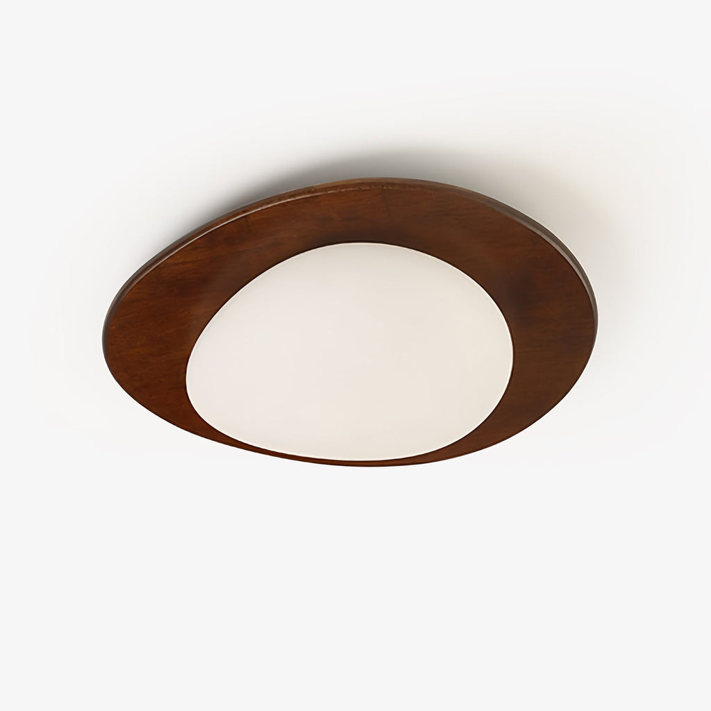 Pebble Walnut Ceiling Light by FIFTH & BEAM — product view 17