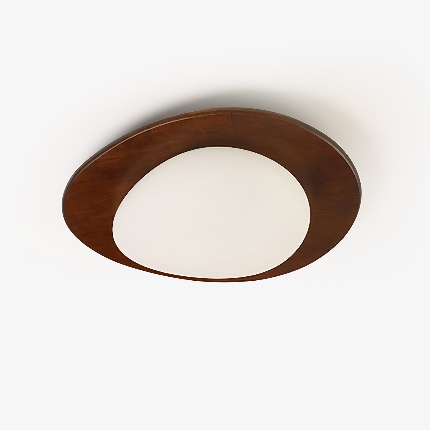 Pebble Walnut Ceiling Light by FIFTH & BEAM — product view 17