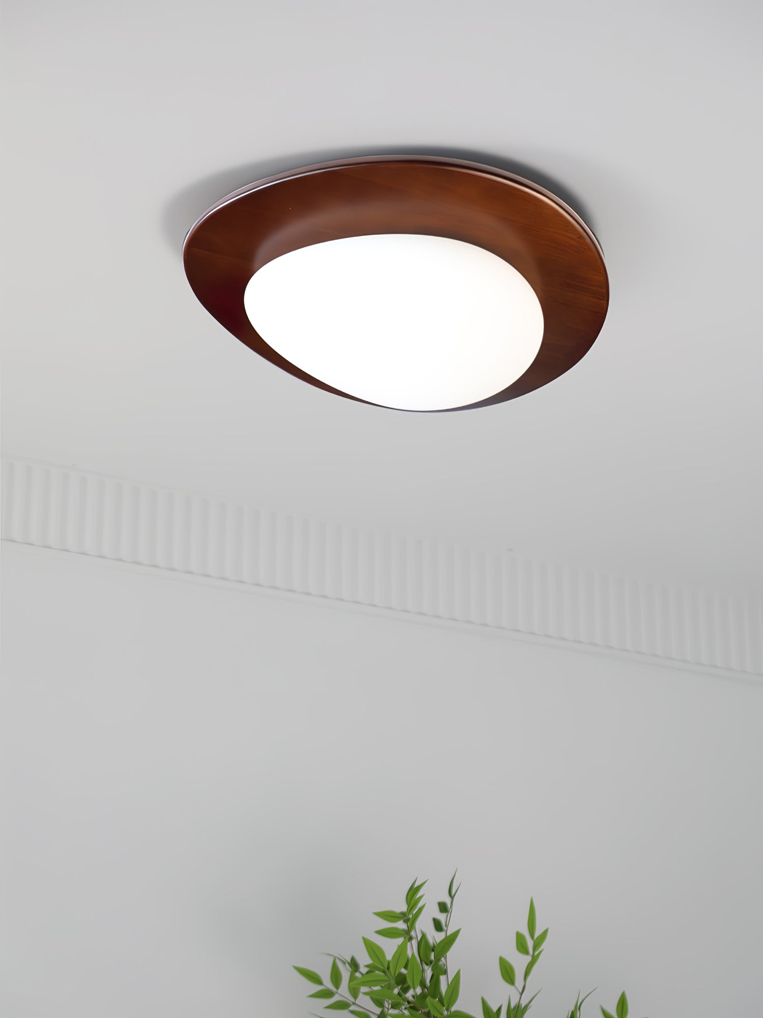Pebble Wooden Ceiling Light by FIFTH & BEAM — product view 36