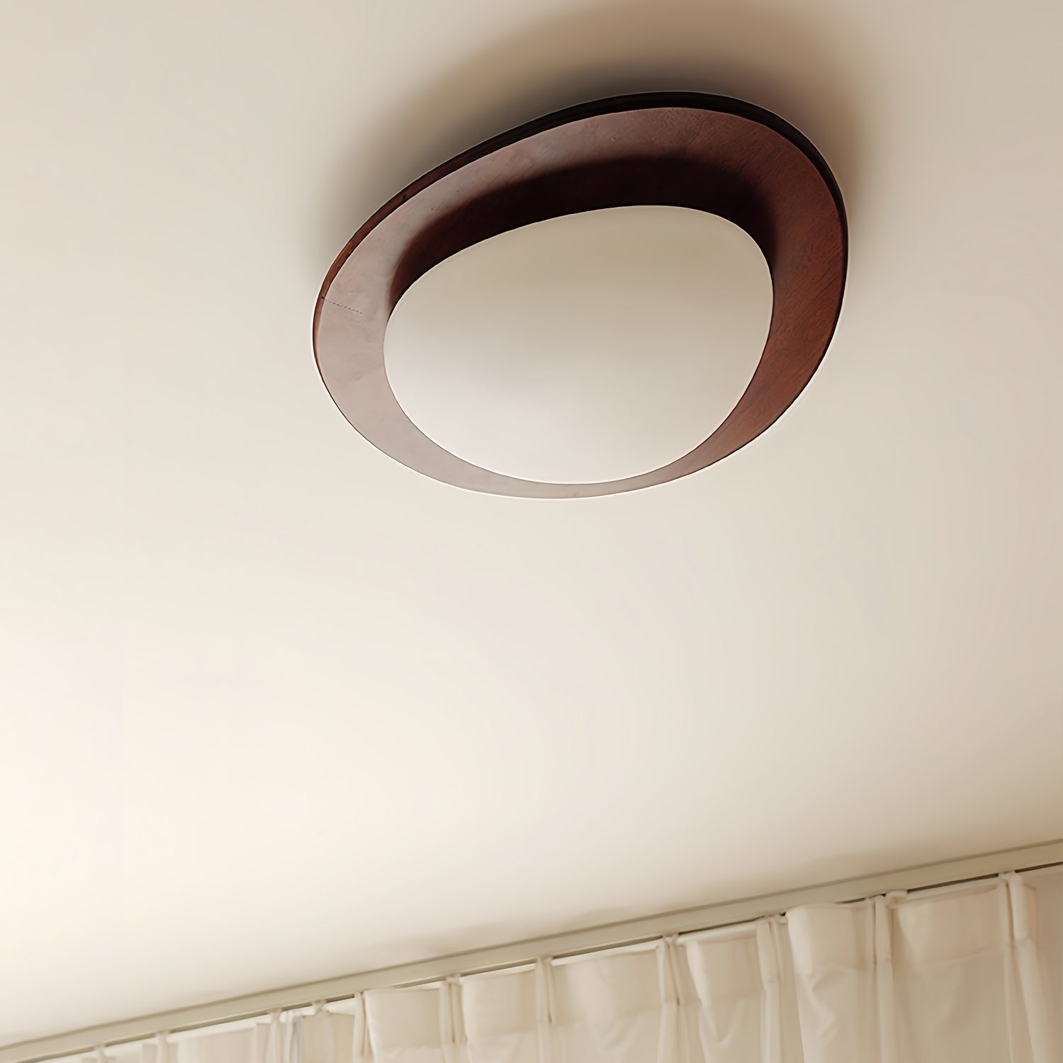 Pebble Wooden Ceiling Light by FIFTH & BEAM — product view 3