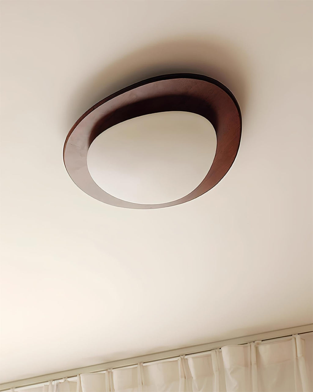 Pebble Wooden Ceiling Light by FIFTH & BEAM — product view 24