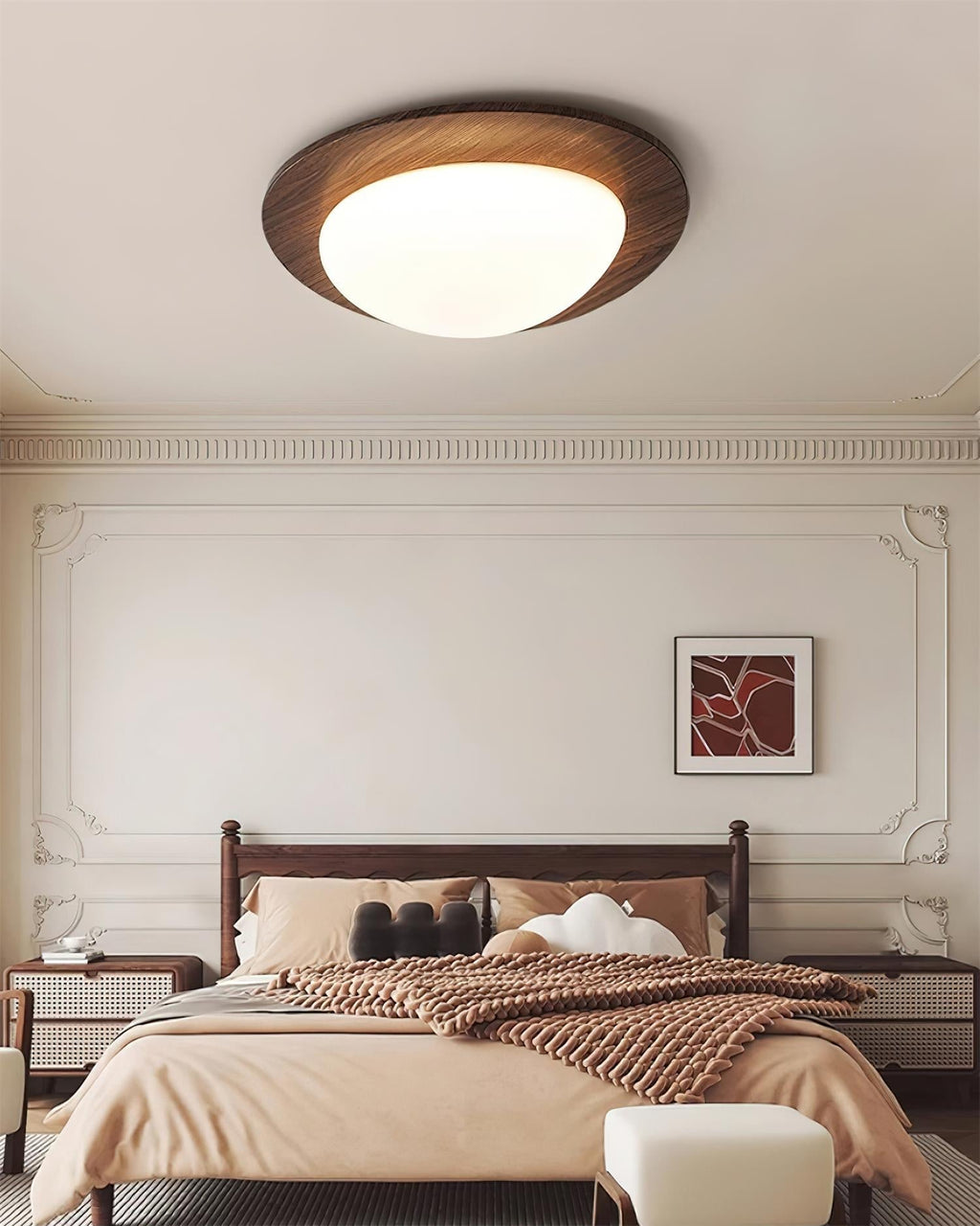 Pebble Wooden Ceiling Light by FIFTH & BEAM — product view 26