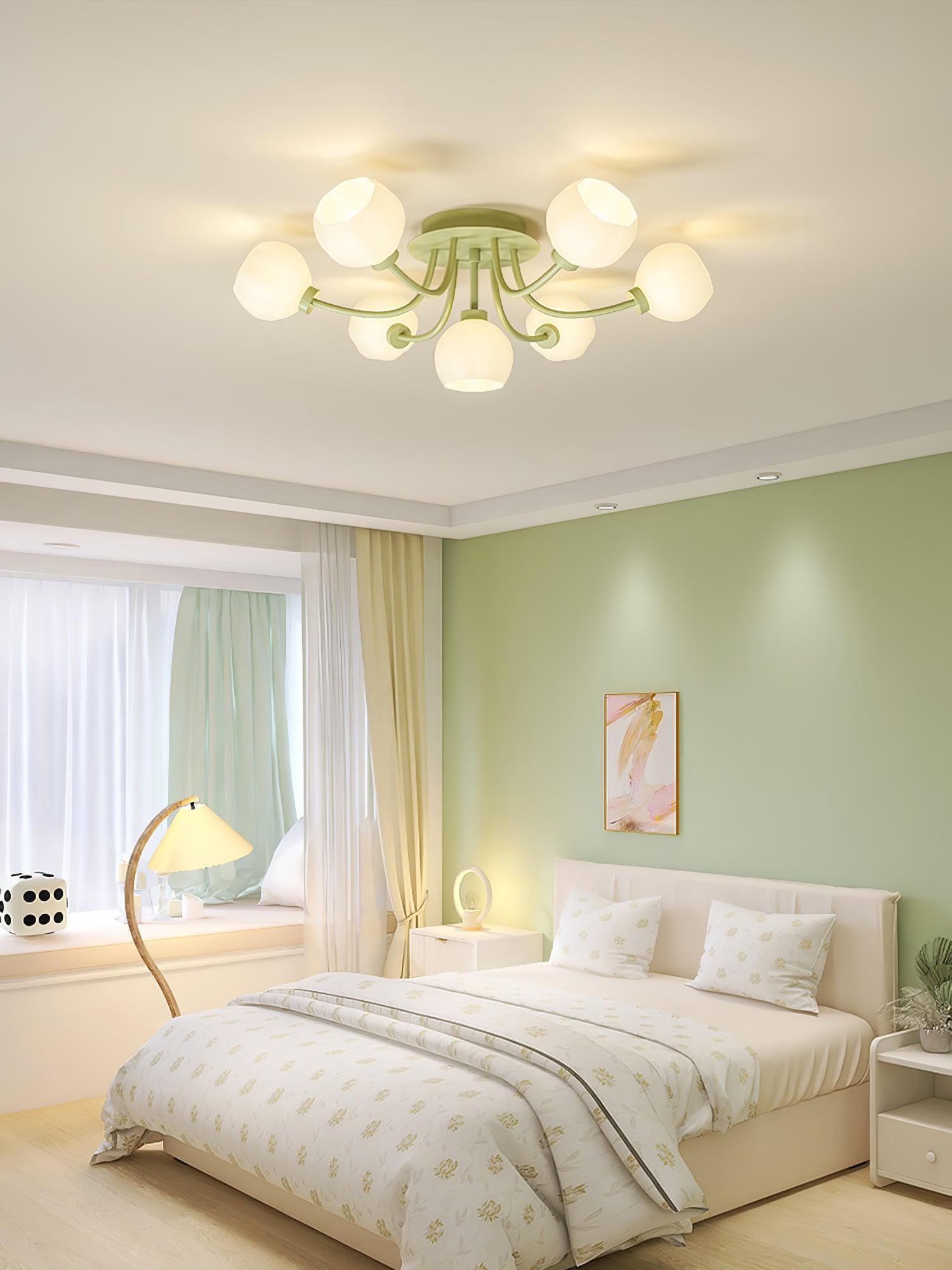 Pumpkin Matcha Ceiling Lamp by FIFTH & BEAM — product view 9
