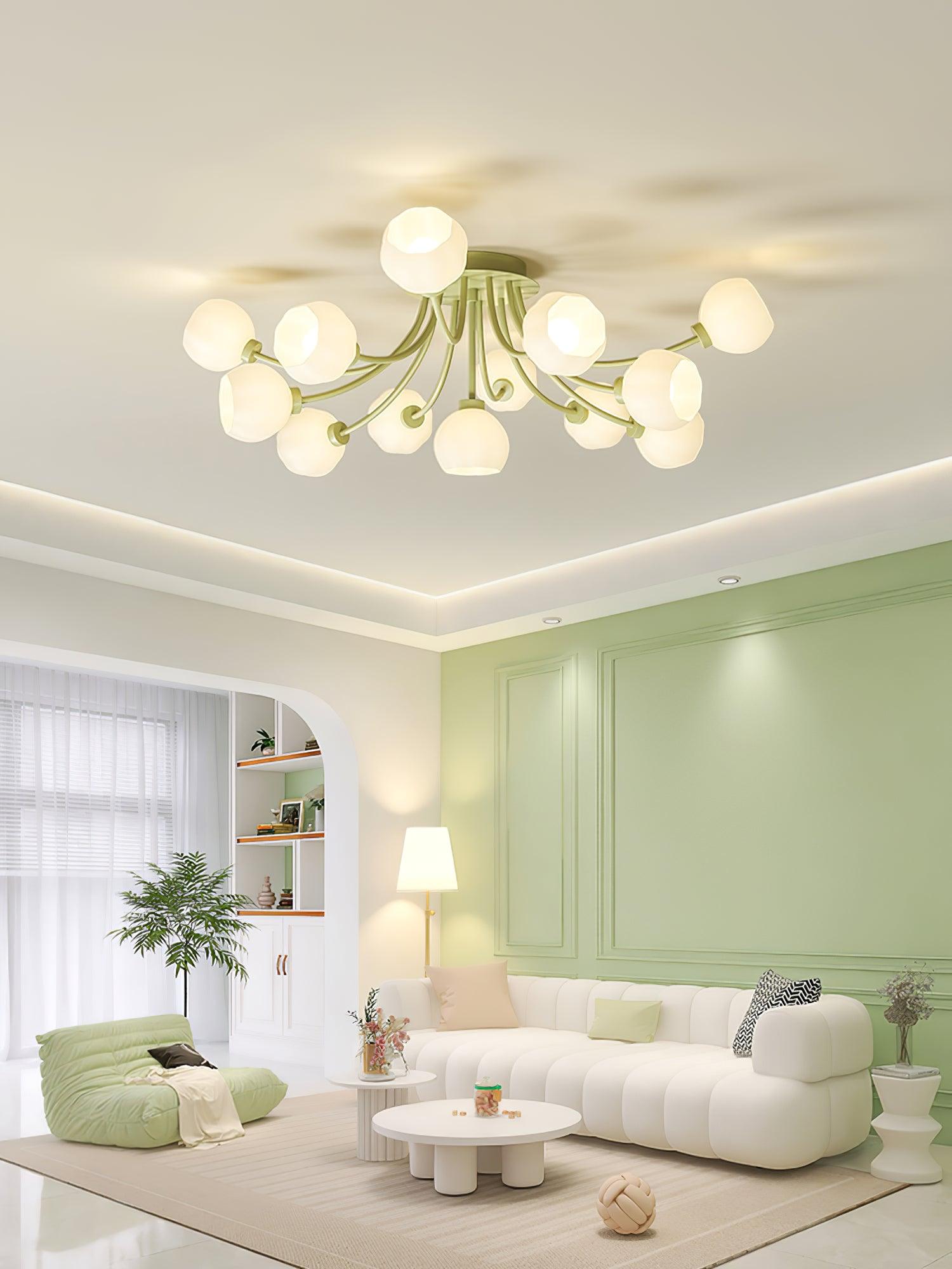 Pumpkin Matcha Ceiling Lamp by FIFTH & BEAM — product view 10