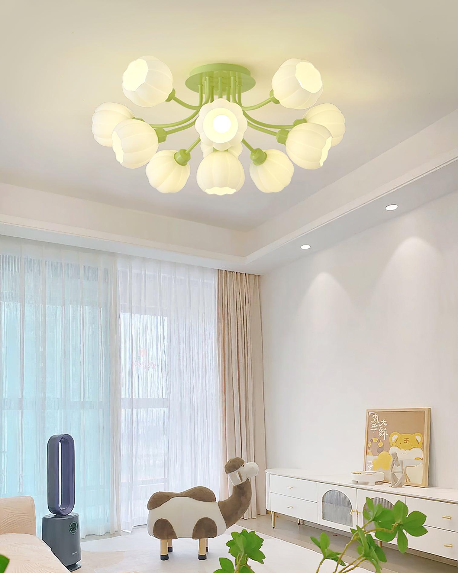 Pumpkin Matcha Ceiling Lamp by FIFTH & BEAM — product view 11