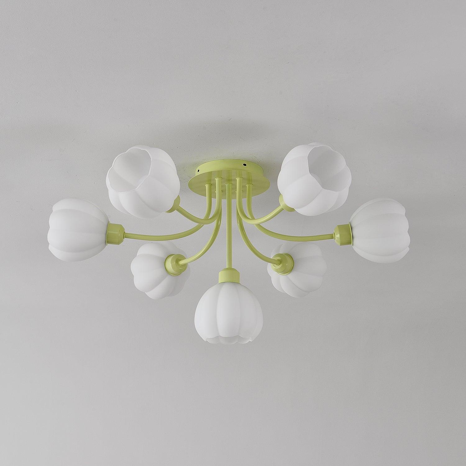 Pumpkin Matcha Ceiling Lamp by FIFTH & BEAM — product view 12
