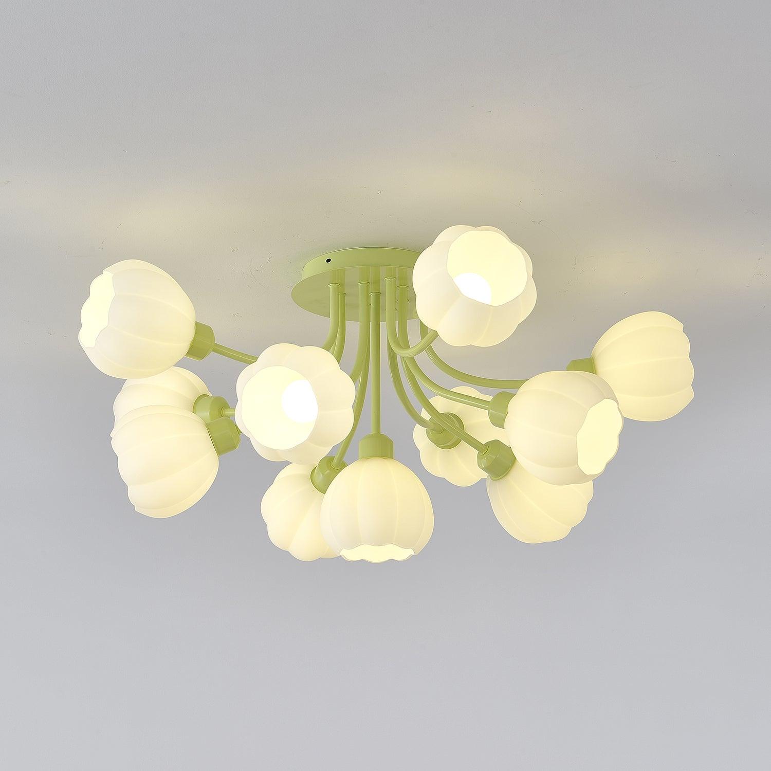Pumpkin Matcha Ceiling Lamp by FIFTH & BEAM — product view 2