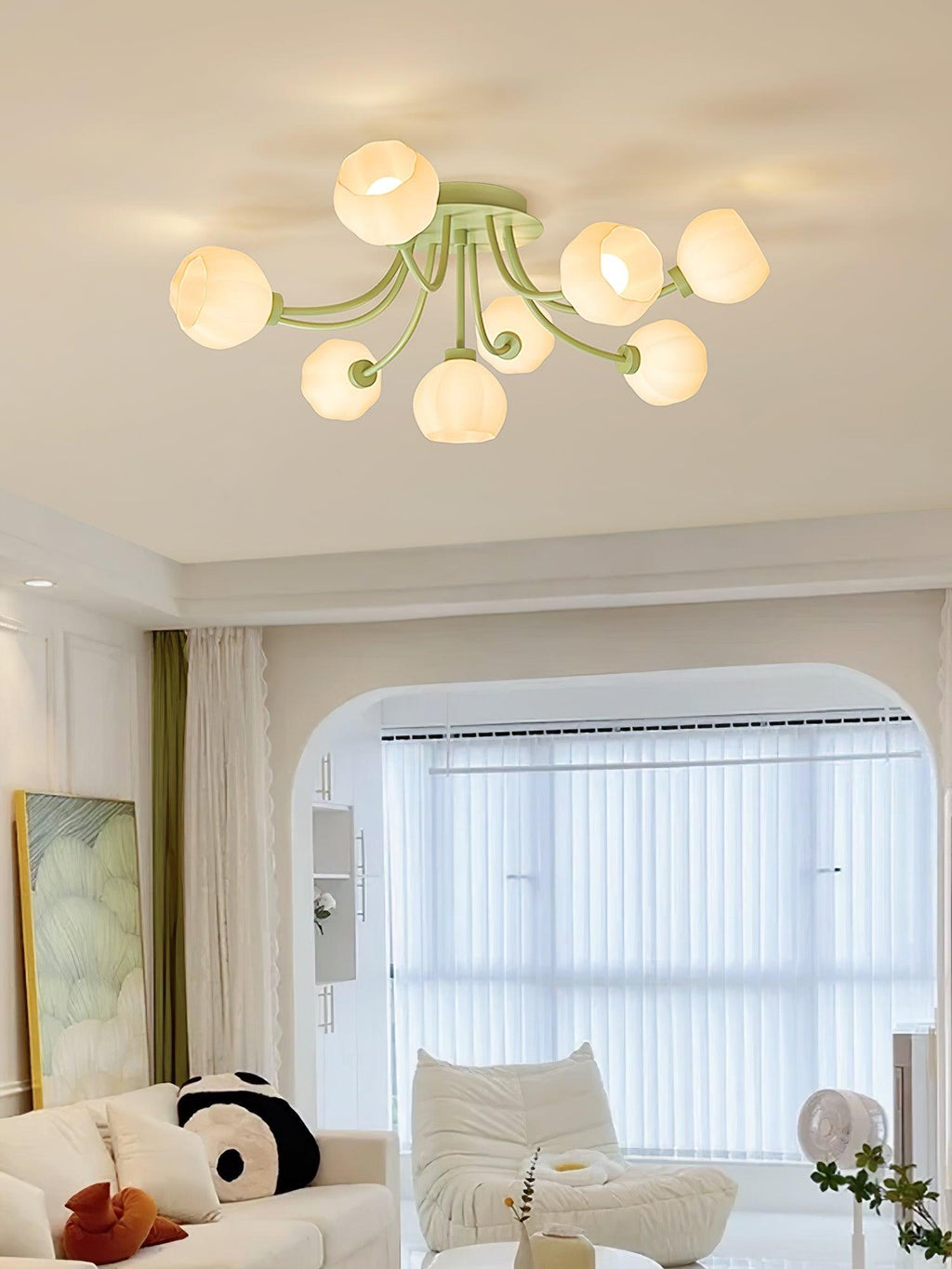 Pumpkin Matcha Ceiling Lamp by FIFTH & BEAM — product view 5