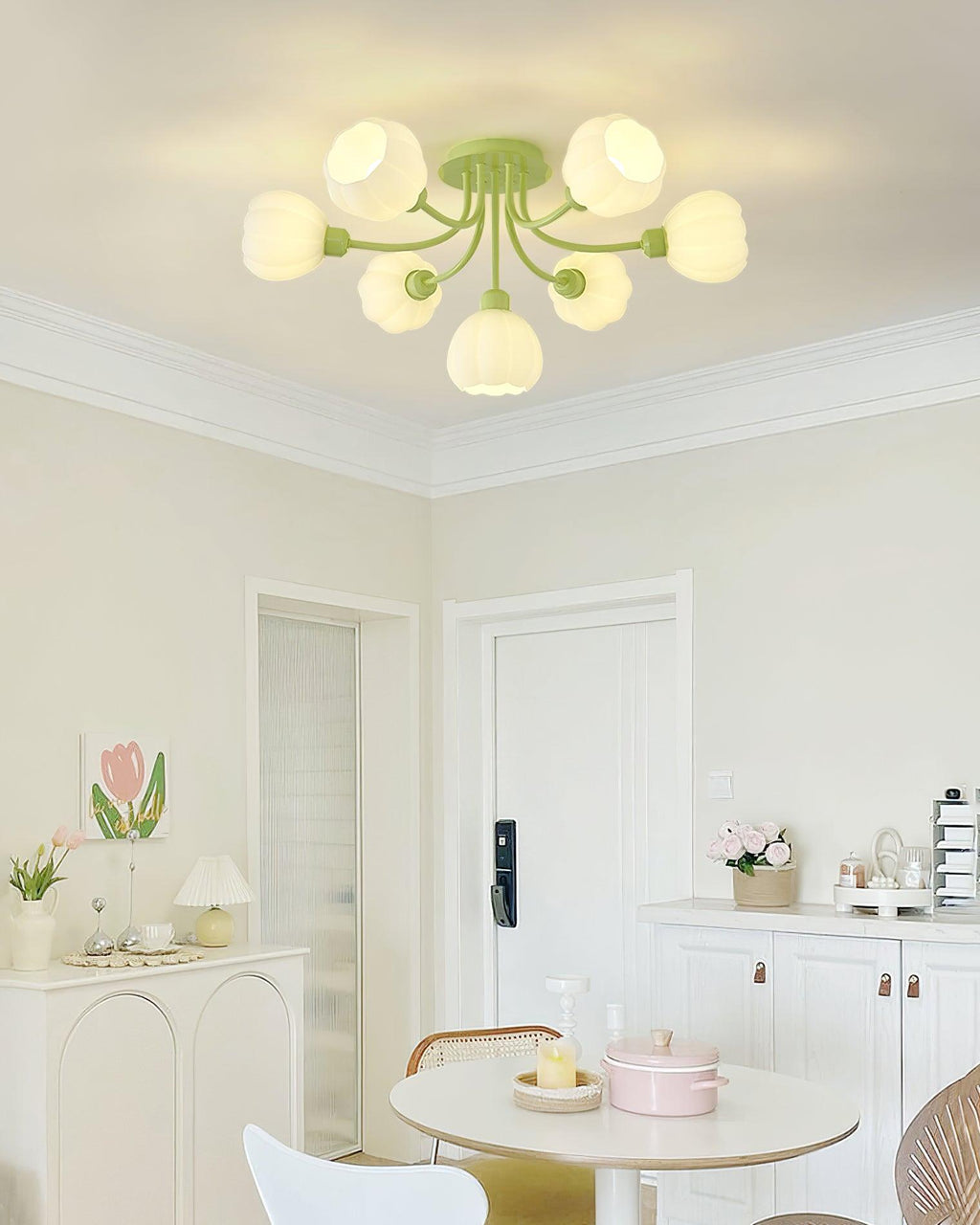 Pumpkin Matcha Ceiling Lamp by FIFTH & BEAM — product view 8