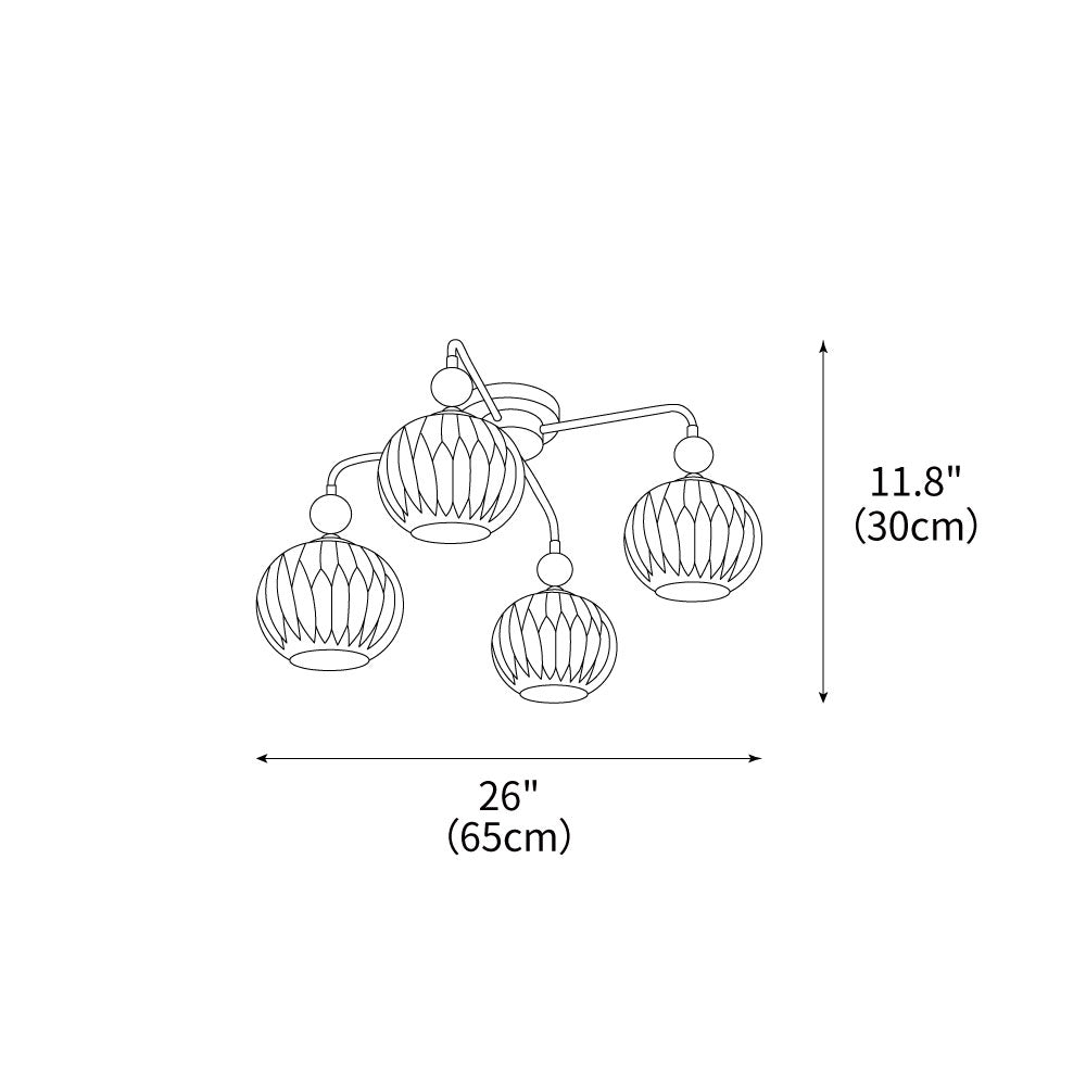Renee Ceiling Light by FIFTH & BEAM — product view 3