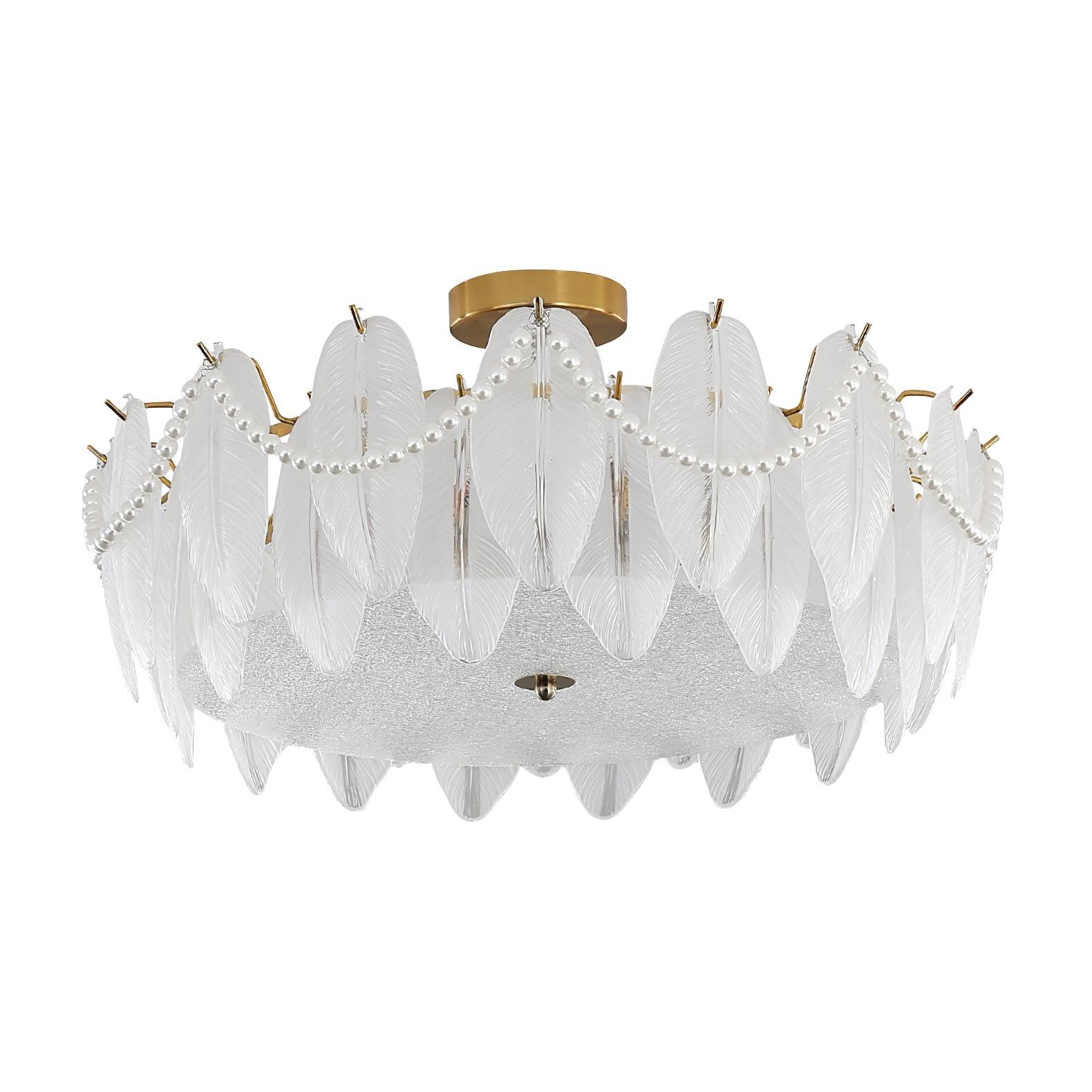 Retro Feather Ceiling Lamp by FIFTH & BEAM — product view 1