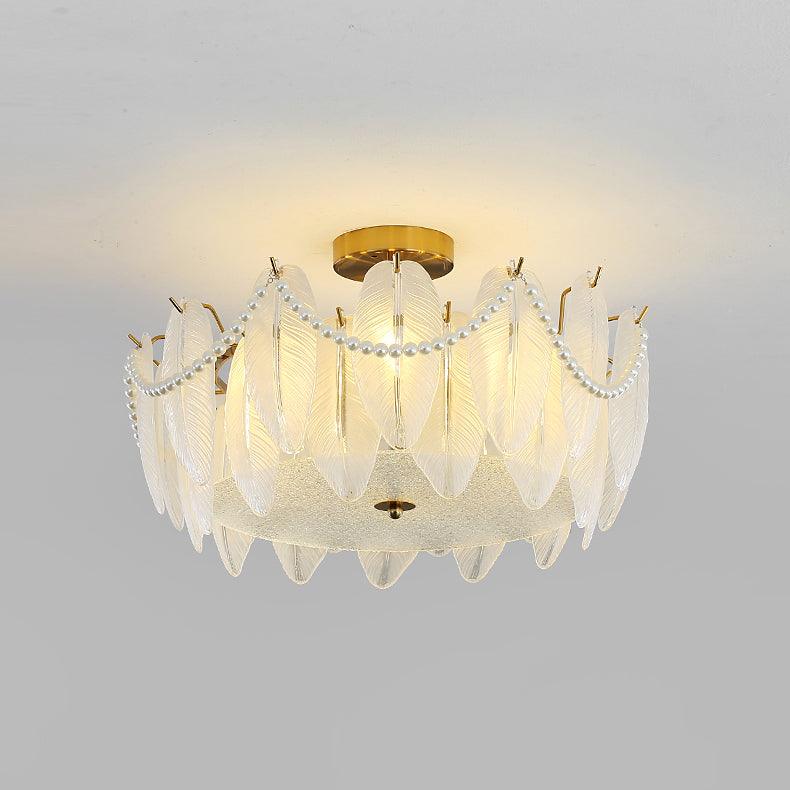 Retro Feather Ceiling Lamp by FIFTH & BEAM — product view 22