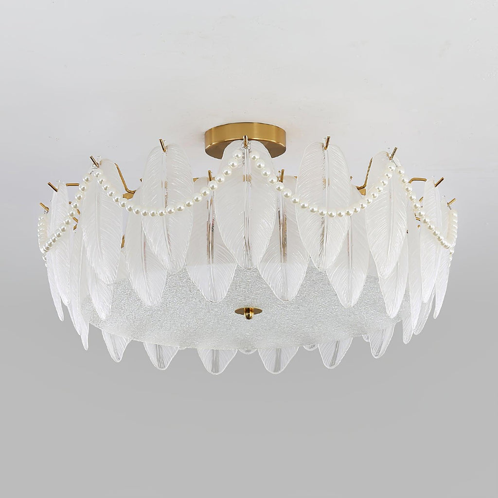 Retro Feather Ceiling Lamp by FIFTH & BEAM — product view 29