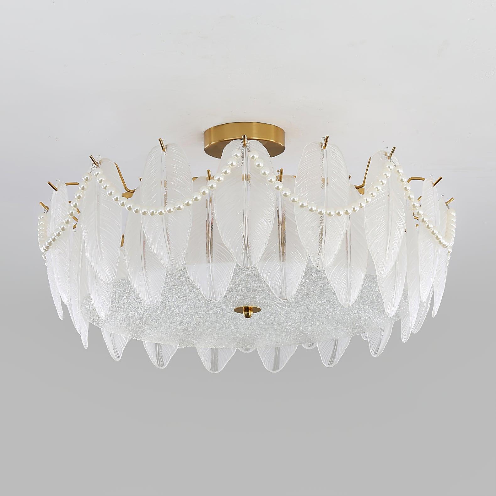 Retro Feather Ceiling Lamp by FIFTH & BEAM — product view 29