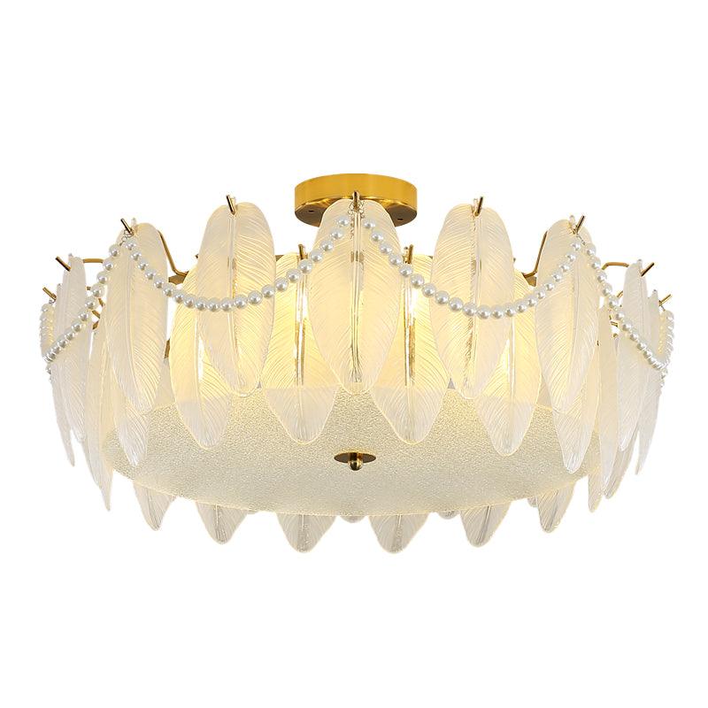 Retro Feather Ceiling Lamp by FIFTH & BEAM — product view 30